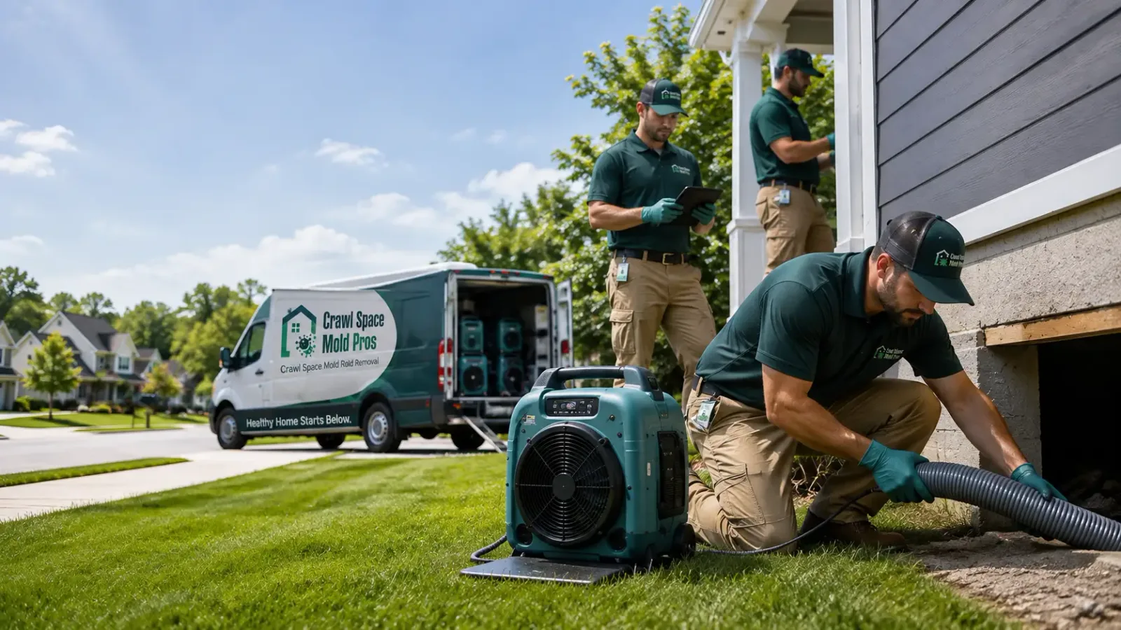 Crawl Space Mold Removal in Lincroft, NJ